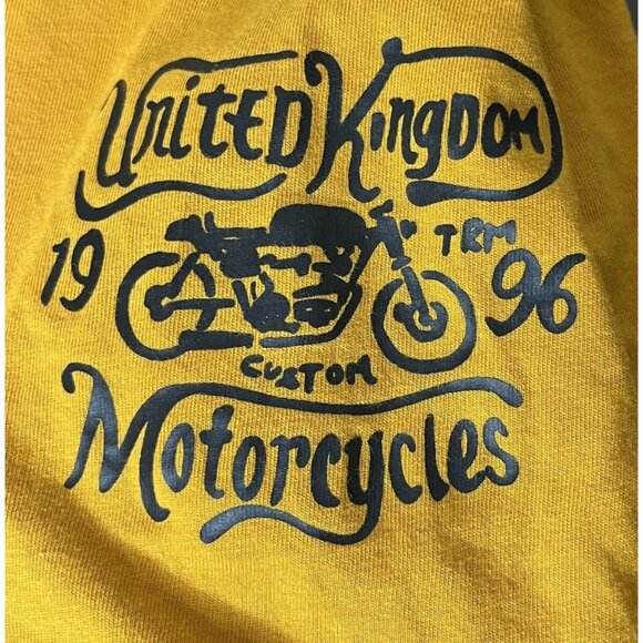 ROOTT + Co  ROOTT Rebel Roott Machine Acadamy Motorcycles Tshirt Large UK Custom - Picture 5 of 6